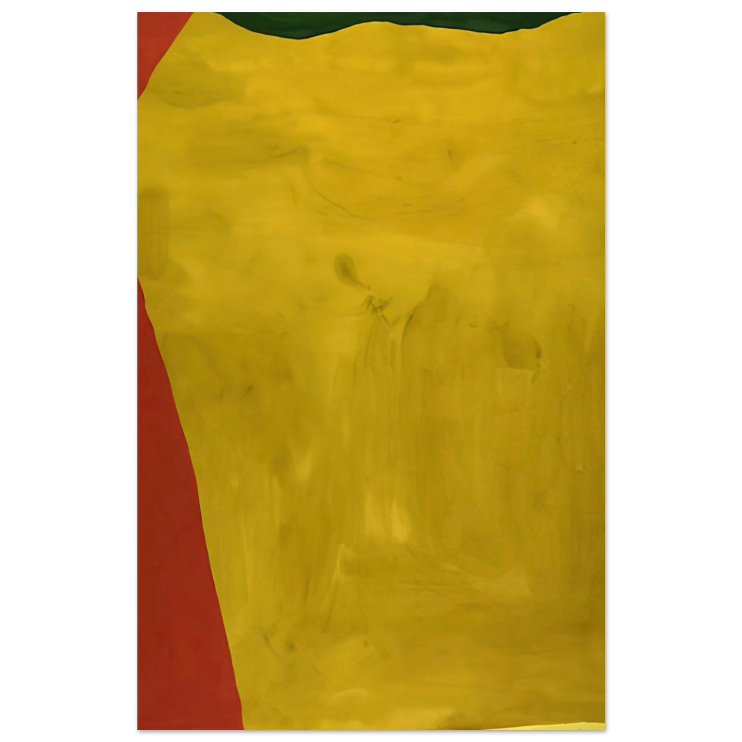 Helen Frankenthaler - Blessing of the Fleet - 1969 Wall art - 13x18 cm / 5x7 inches - Premium Wooden Framed Poster With Fine Art Paper-canvas - Wood frame