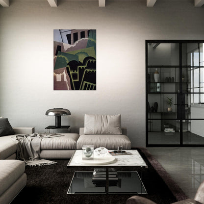 LANDSCAPE - Juan Gris Brushed Aluminum Print - 70x100 cm / 28x40 inches | Juan Gris Aluminum Print | Juan Gris Prints
