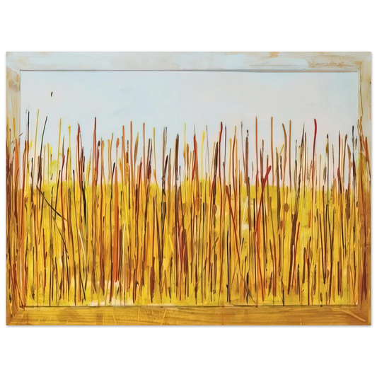 Mario Schifano - Campo di grano - 1984  75x100 cm / 30x40inches Fine Art Poster