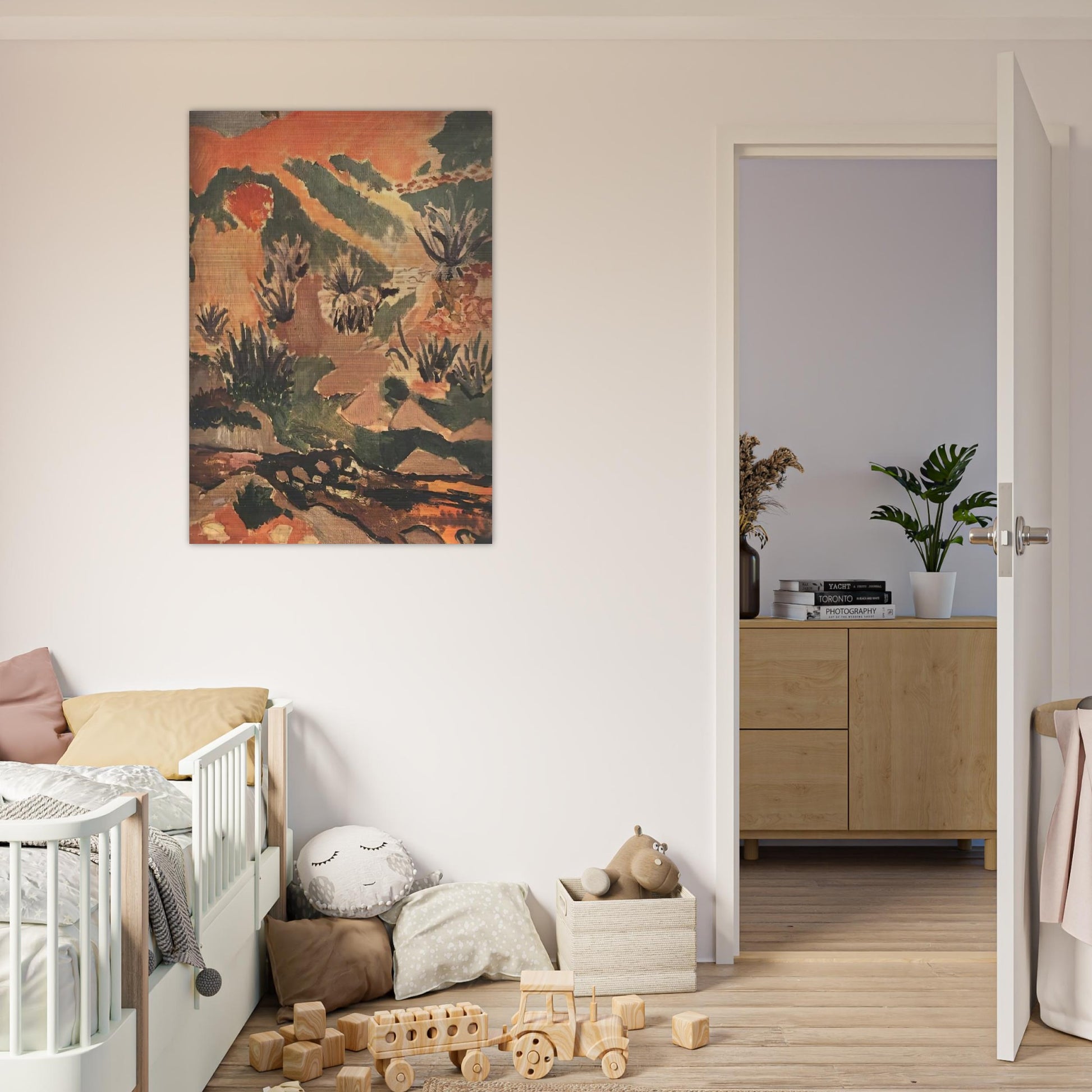 LANDSCAPE WITH BROOK BROOK WITH ALOES 1907 - Henri Matisse Brushed Aluminum Print - 70x100 cm / 28x40 inches | Henri Matisse Aluminum Print | Henri Matisse Prints