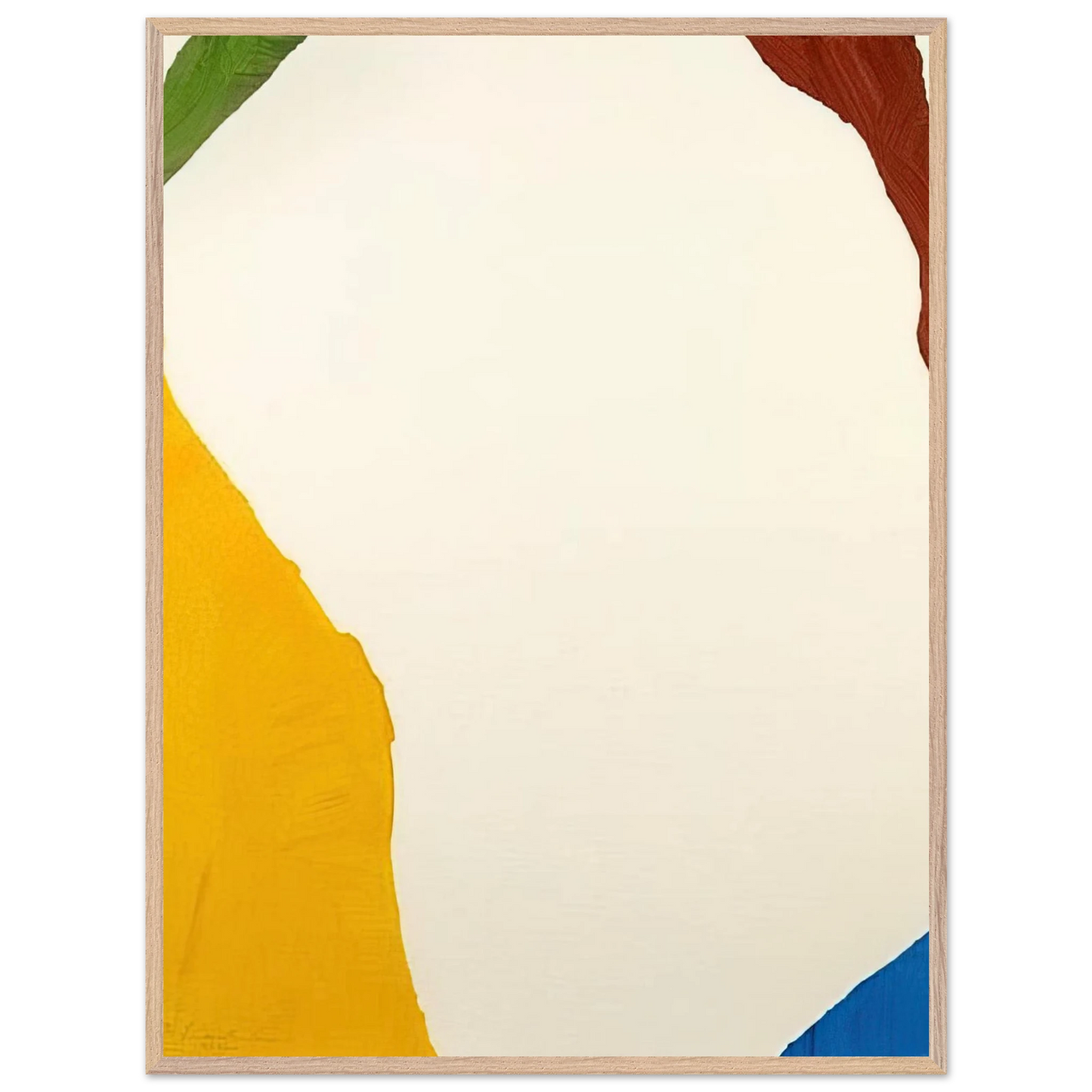 Helen Frankenthaler - Wind Directions - 1970 Wall art - A3 (29.7 x 42  cm) - Premium Wooden Framed Poster With Fine Art Paper-canvas - Black frame