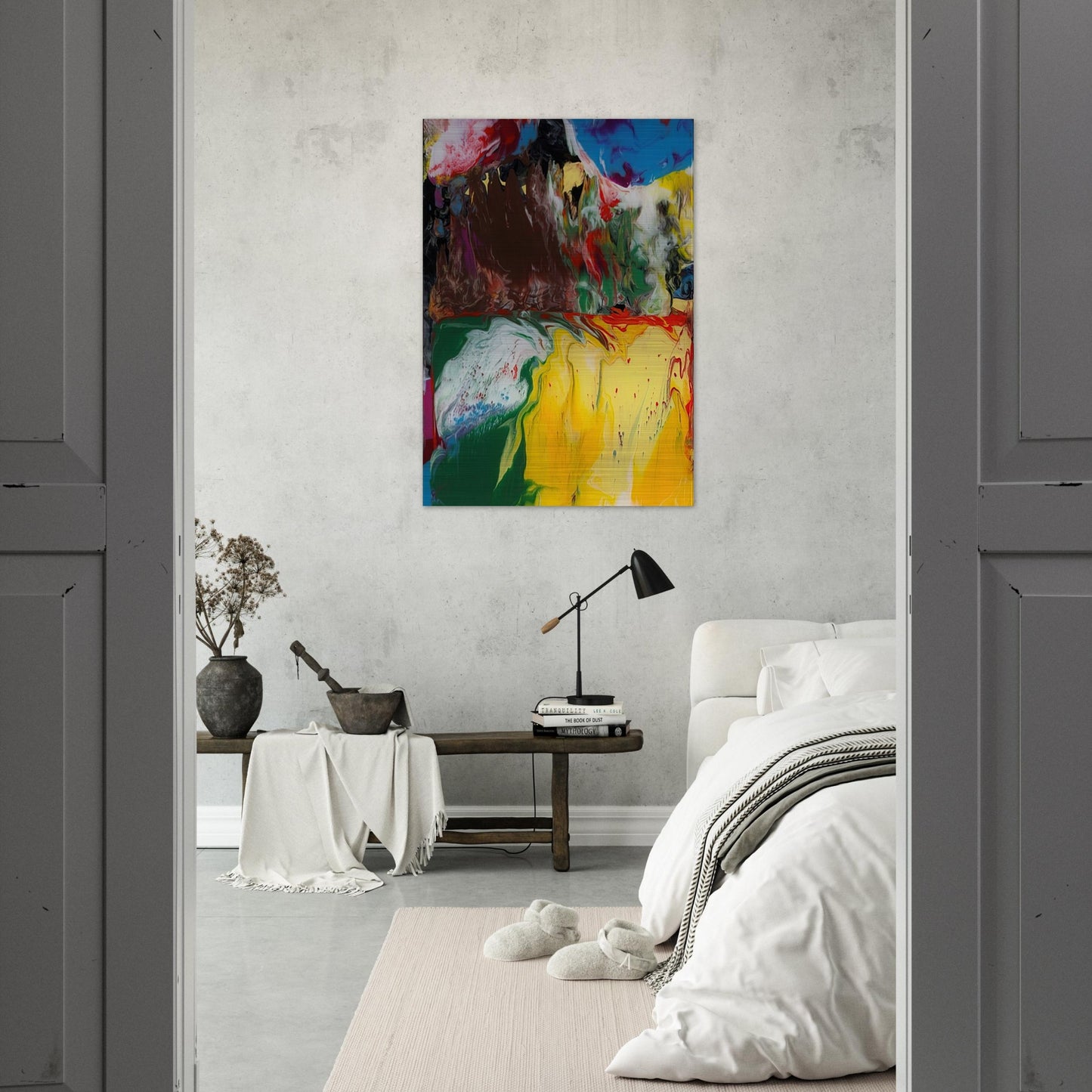 SINDBAD 2008 - Gerhard Richter Brushed Aluminum Print - 70x100 cm / 28x40 inches | Gerhard Richter Aluminum Print | Gerhard Richter Prints