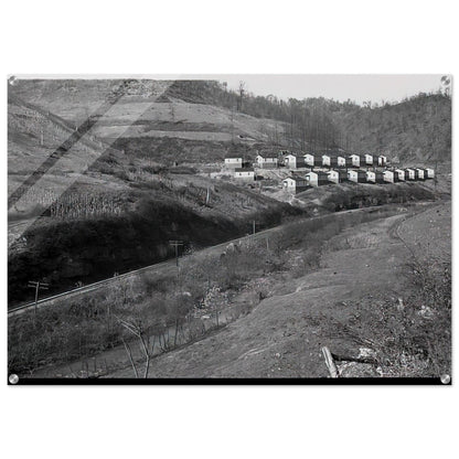 COAL COMPANY TOWN IN JENKINS 1935 - Ben Shahn Acrylic Print - 70x100 cm / 28x40″ inches
