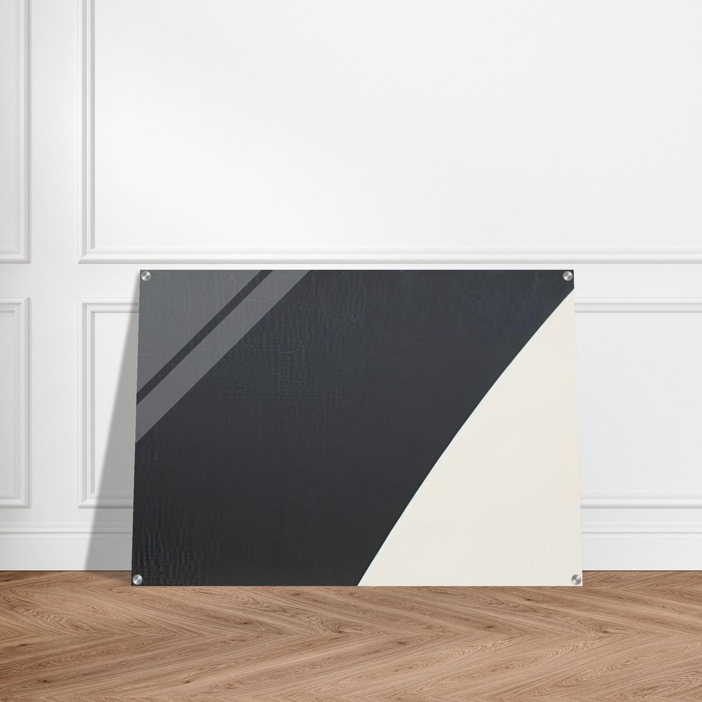 White Curve VII - Ellsworth Kelly Acrylic Print - 70x100 cm / 28x40″ inches