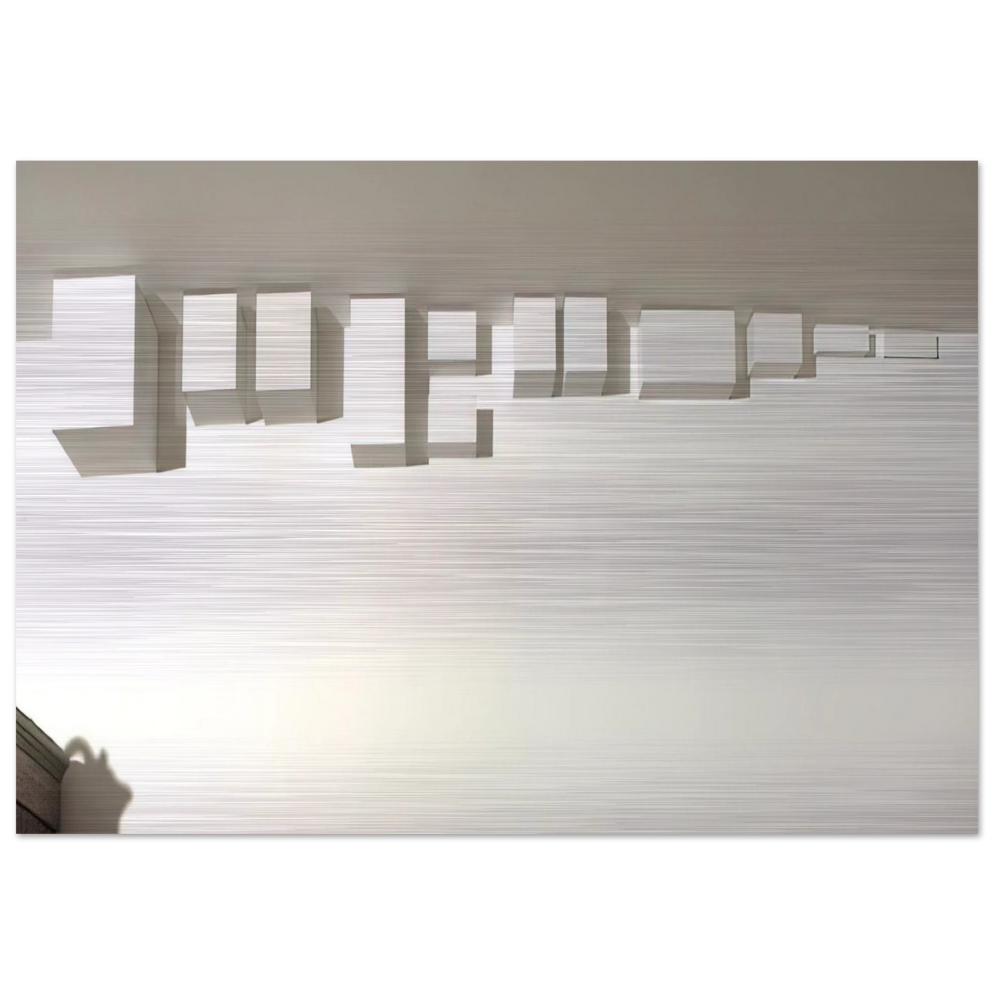 Book of the Clouds - 1983 - Lygia Pape Brushed Aluminum Print - 70x100 cm / 28x40 inches | Lygia Pape Aluminum Print | Lygia Pape Prints
