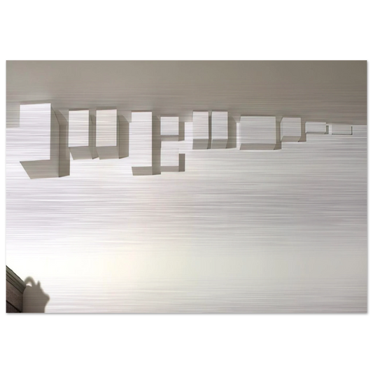 Book of the Clouds - 1983 - Lygia Pape Brushed Aluminum Print - 70x100 cm / 28x40 inches | Lygia Pape Aluminum Print | Lygia Pape Prints