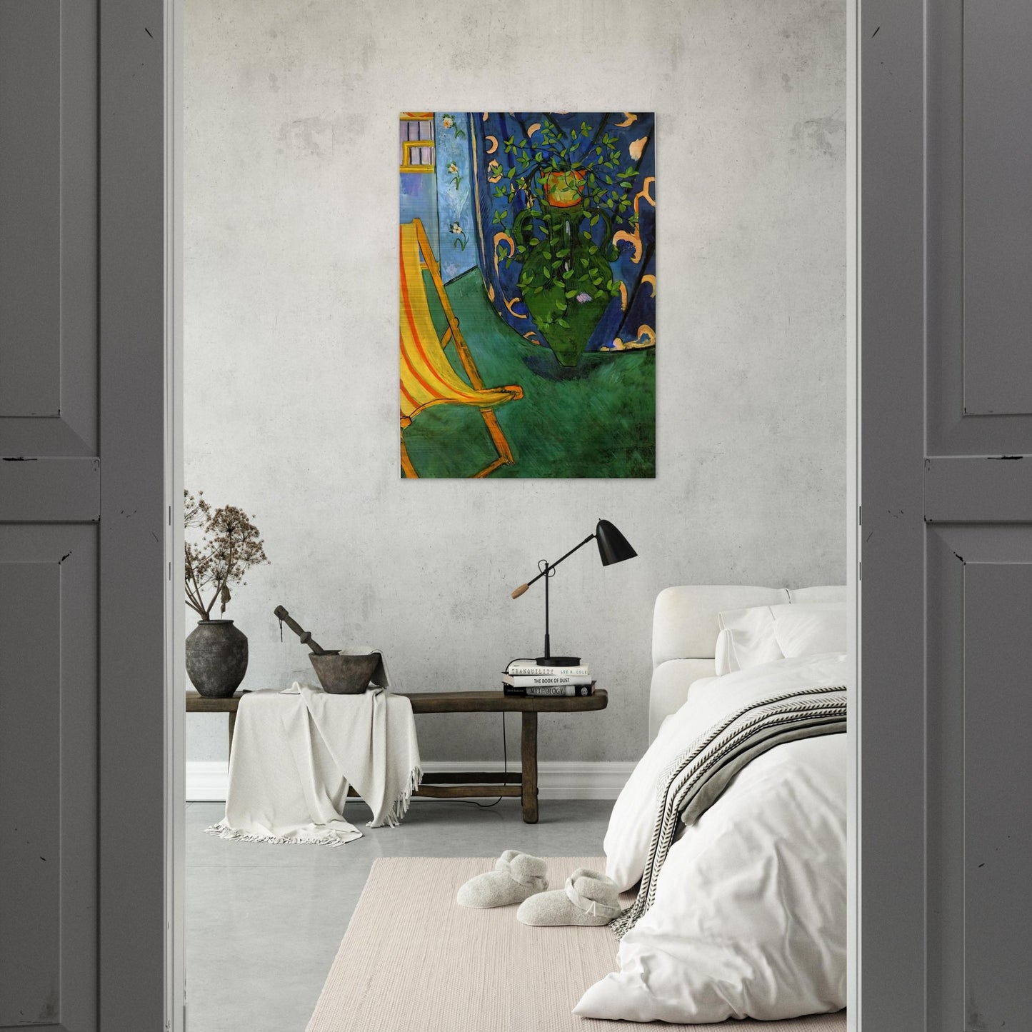 CORNER OF THE ARTIST S STUDIO 1912 - Henri Matisse Brushed Aluminum Print - 70x100 cm / 28x40 inches | Henri Matisse Aluminum Print | Henri Matisse Prints