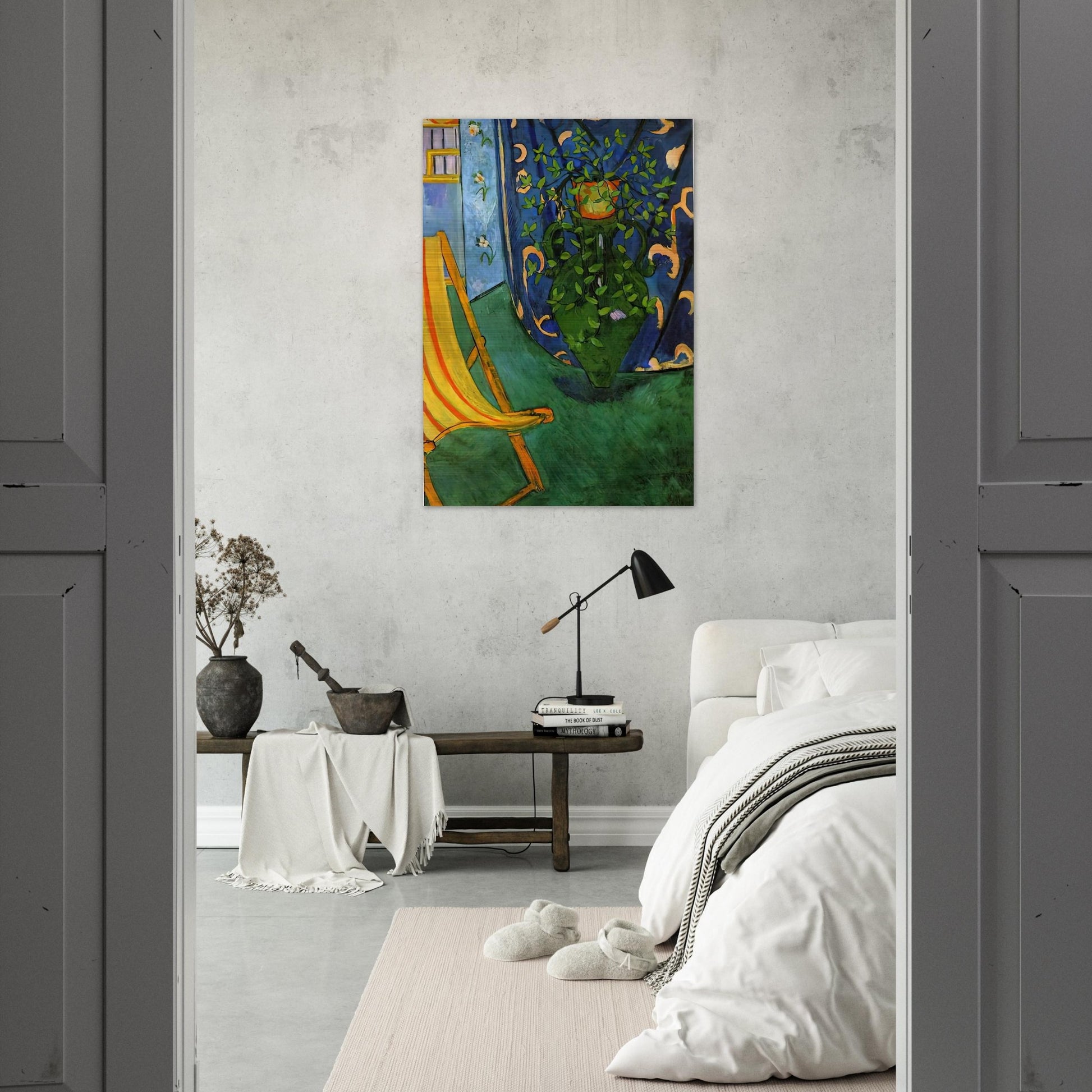 CORNER OF THE ARTIST S STUDIO 1912 - Henri Matisse Brushed Aluminum Print - 70x100 cm / 28x40 inches | Henri Matisse Aluminum Print | Henri Matisse Prints
