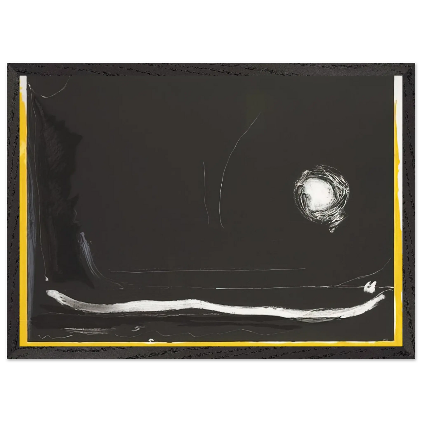 Helen Frankenthaler - Yellow Jack - 1985 Wall art - A1 (59.4 x 84.1  cm) - Fine Art Poster - -