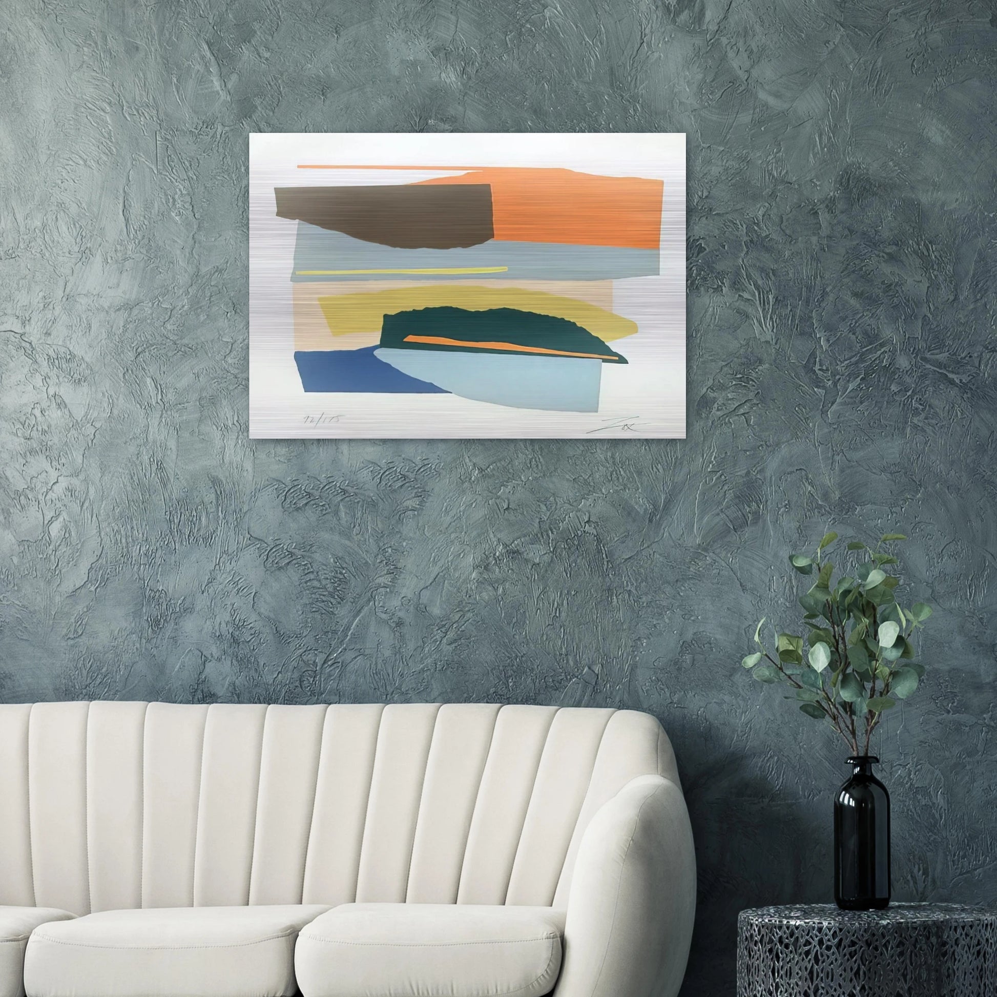 Niagara Series - 1980 - Larry Zox Brushed Aluminum Print - 70x100 cm / 28x40 inches | Larry Zox Aluminum Print | Larry Zox Prints