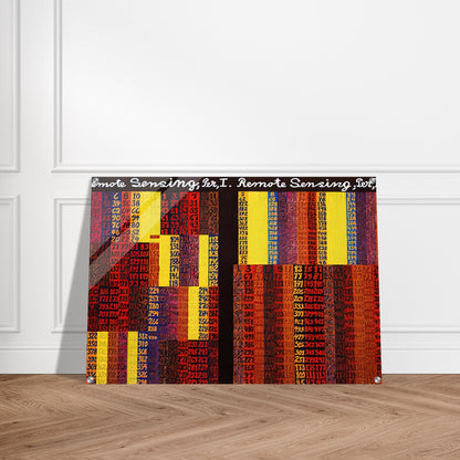 Remote Sensing, Per I  II - 1979 - Alfred Jensen Acrylic Print - 70x100 cm / 28x40″ inches | Alfred Jensen Wall Art | Alfred Jensen Prints