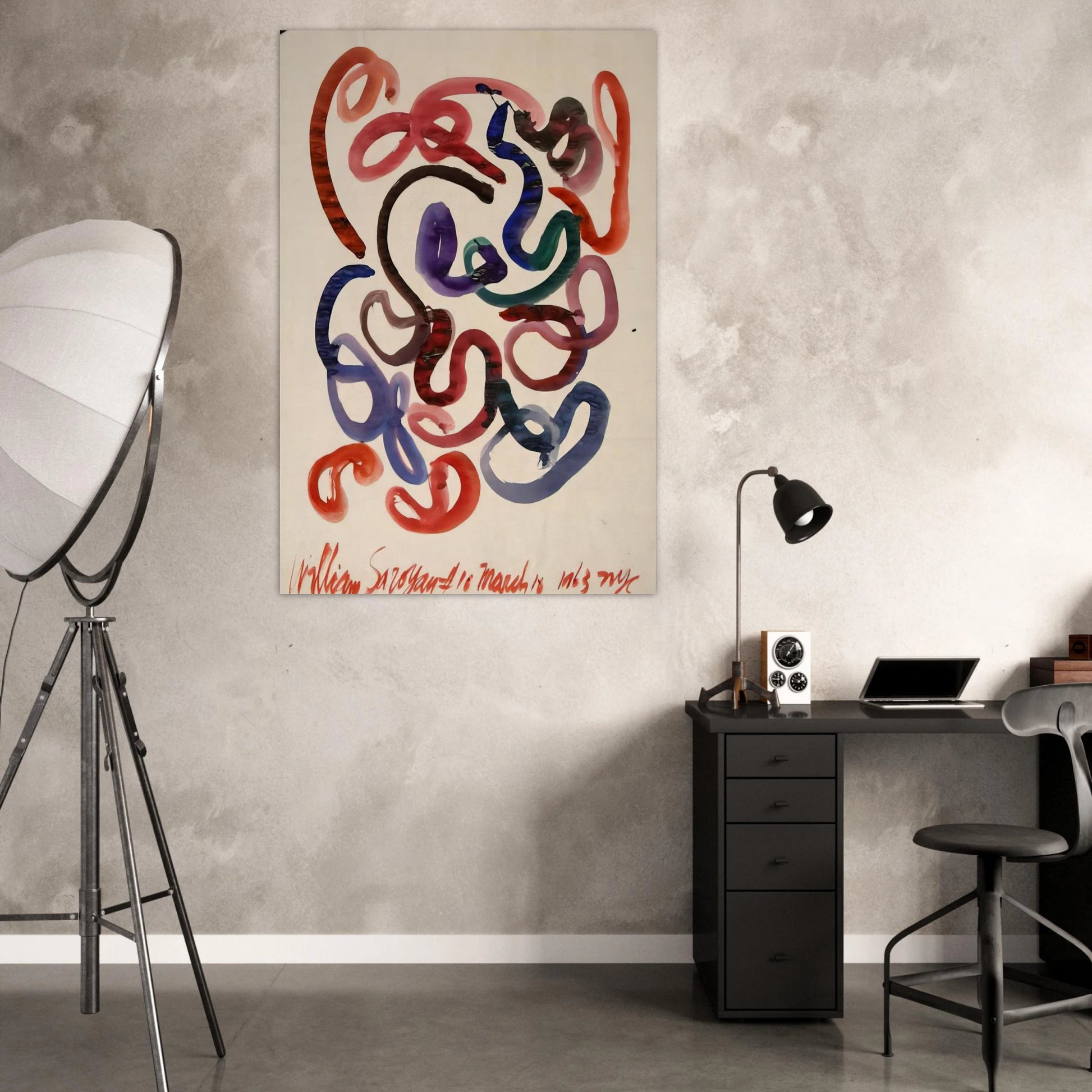 #10 March 10, 1963 NYC - 1963 - William Saroyan Art Prints - 100x150 cm / 40x60″ inches | William Saroyan Poster | William Saroyan Prints