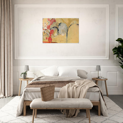 Large Abstract Still Life, 1951- - Helen Frankenthaler Acrylic Print - 70x100 cm / 28x40″ inches | Helen Frankenthaler Wall Art | Helen Frankenthaler Prints