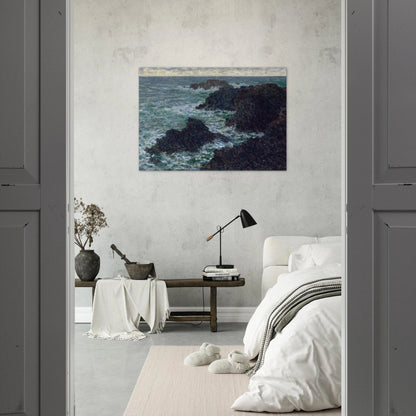 The Cote Sauvate - claude monet Brushed Aluminum Print - 70x100 cm / 28x40 inches | claude monet Aluminum Print | claude monet Prints
