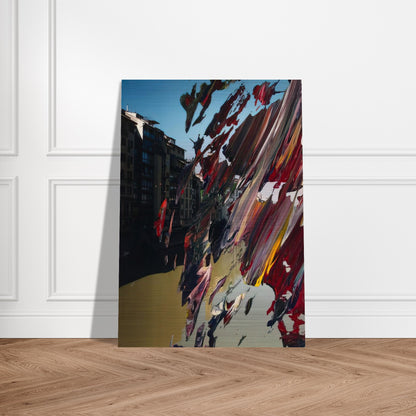 FIRENZE - Gerhard Richter Brushed Aluminum Print - 70x100 cm / 28x40 inches | Gerhard Richter Aluminum Print | Gerhard Richter Prints