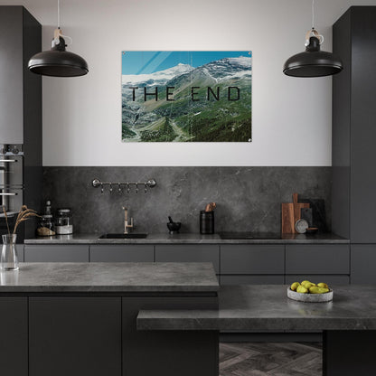 THE END 87 2010 - Edward Ruscha Acrylic Print - 70x100 cm / 28x40″ inches | Edward Ruscha Wall Art | Edward Ruscha Prints