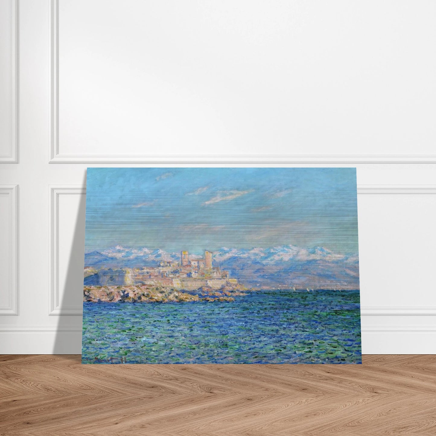 Antibes, Afternoon Effect - claude monet Brushed Aluminum Print - 70x100 cm / 28x40 inches | claude monet Aluminum Print | claude monet Prints