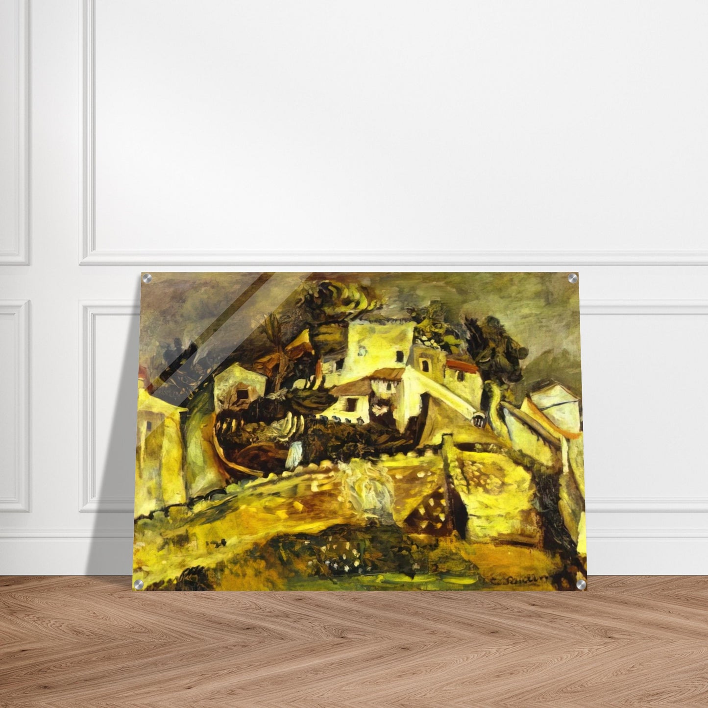LANDSCAPE AT CAGNES - Chaim Soutine Acrylic Print - 70x100 cm / 28x40″ inches