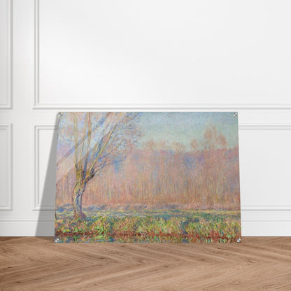 The Willows - claude monet Acrylic Print - 70x100 cm / 28x40″ inches | claude monet Wall Art | claude monet Prints