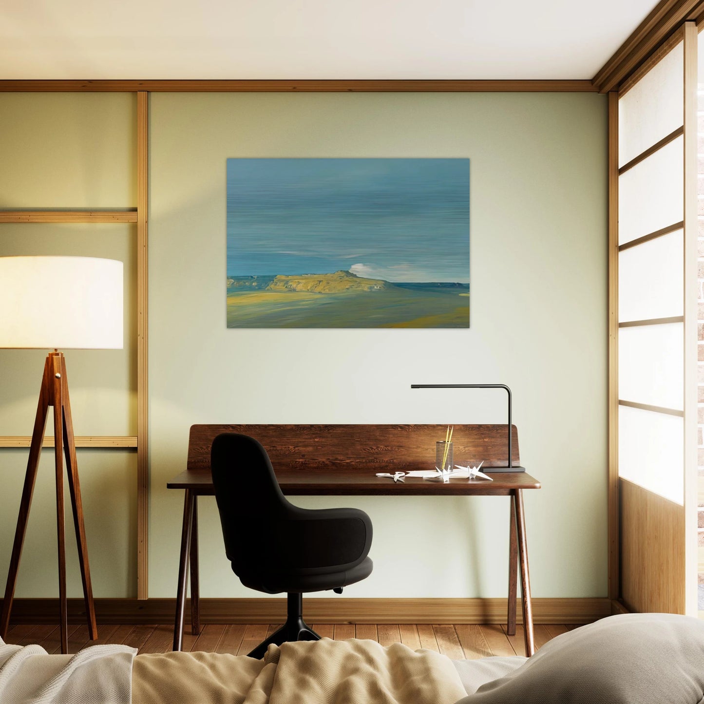 Oraibi, Hopi village, Arizona - Tonalism - Xavier Martinez Brushed Aluminum Print - 70x100 cm / 28x40 inches | Xavier Martinez Aluminum Print | Xavier Martinez Prints