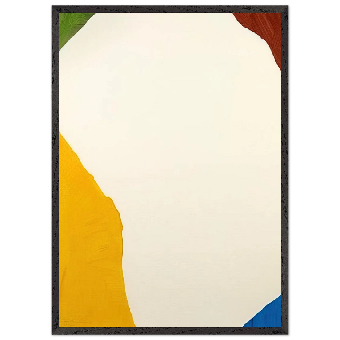 Helen Frankenthaler - Wind Directions - 1970 Wall art - 40x50 cm / 16x20 inches - Premium Wooden Framed Poster With Fine Art Paper-canvas - White frame