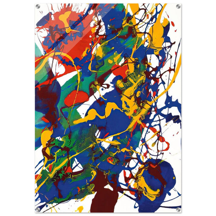 Untitled  SFP94-101 SFF 1783  - Sam Francis Acrylic Print - 70x100 cm / 28x40″ inches