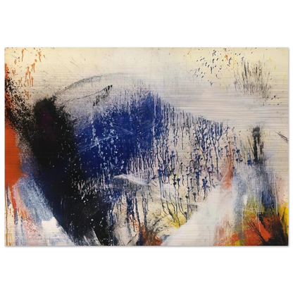 Untitled - 1960 - Norman Bluhm Brushed Aluminum Print - 70x100 cm / 28x40 inches | Norman Bluhm Aluminum Print | Norman Bluhm Prints