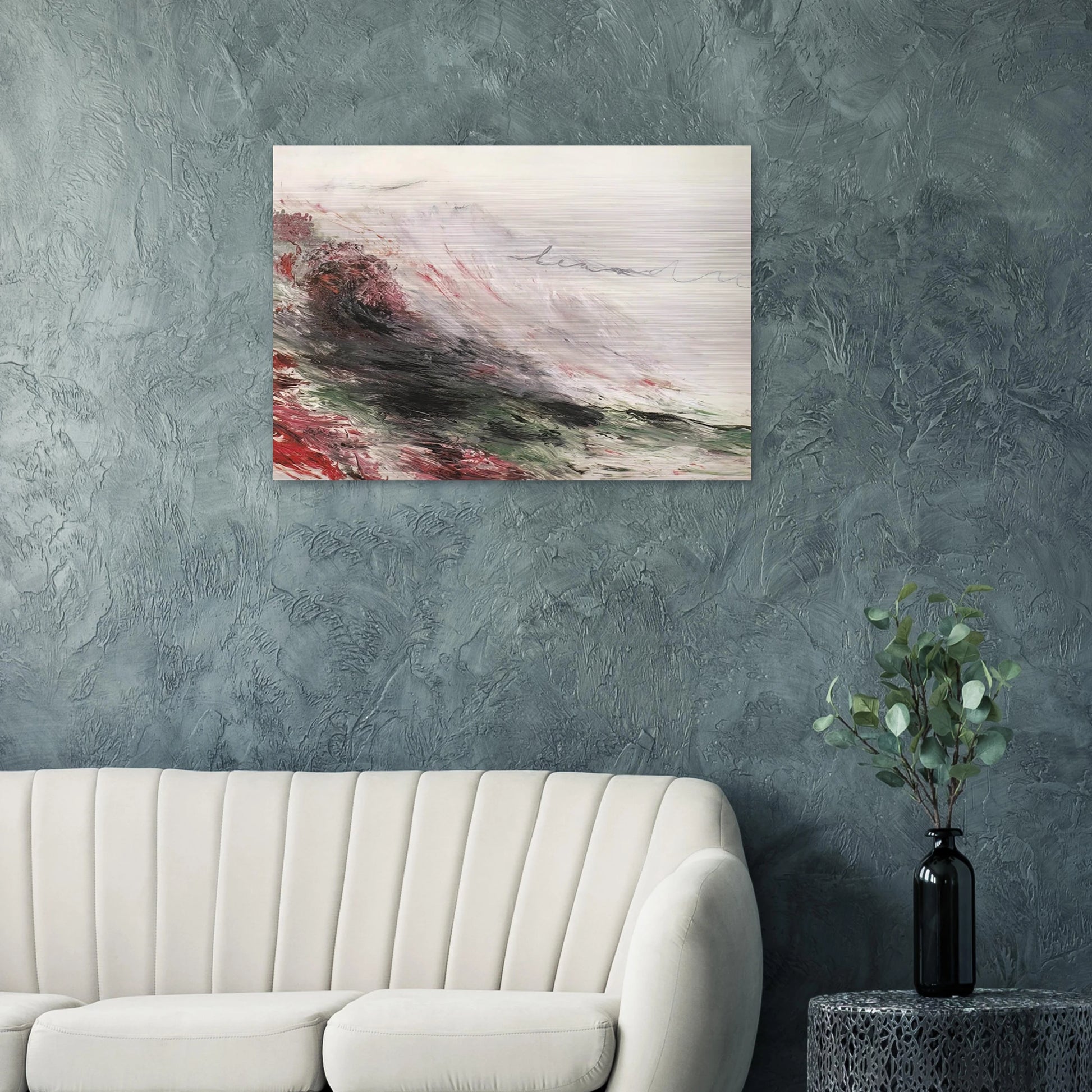 Hero and Leandro  A Painting in Four Parts  Part I - Cy Twombly Brushed Aluminum Print - 70x100 cm / 28x40 inches | Cy Twombly Aluminum Print | Cy Twombly Prints