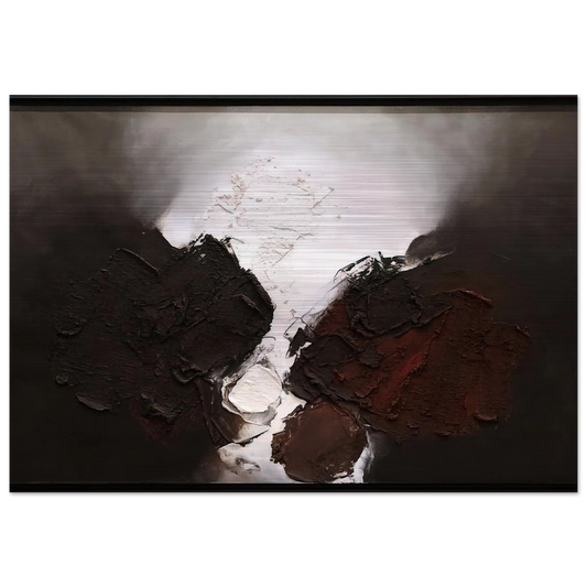 210 B 1960 - Luis Feito Brushed Aluminum Print - 70x100 cm / 28x40 inches | Luis Feito Aluminum Print | Luis Feito Prints