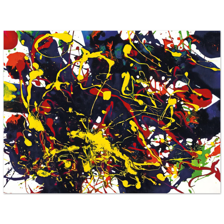 Sam Francis - Untitled  SFP94-79  SFF 1755   75x100 cm / 30x40inches Fine Art Poster