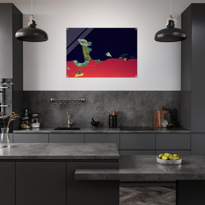 Landscape with shells - Max Ernst Acrylic Print - 70x100 cm / 28x40″ inches