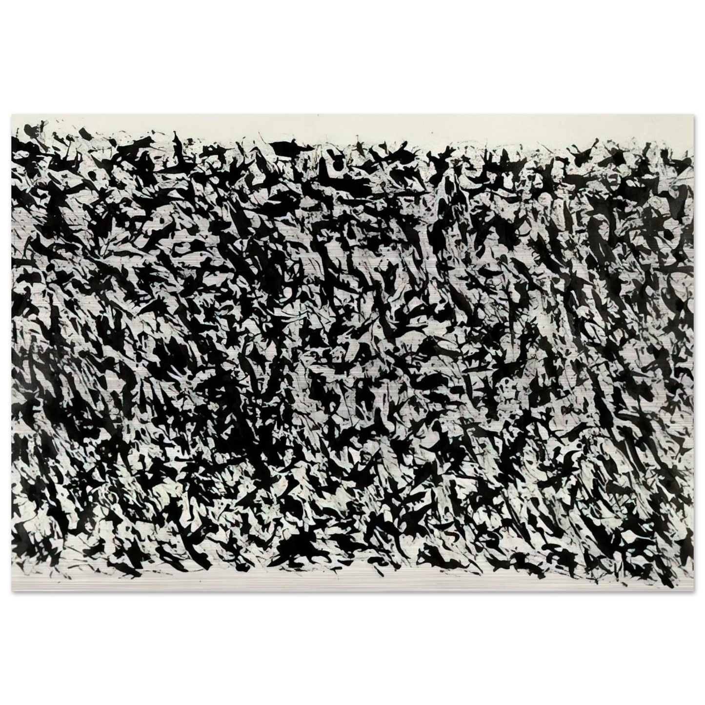 COMPOSITION - Henri Michaux Brushed Aluminum Print - 70x100 cm / 28x40 inches | Henri Michaux Aluminum Print | Henri Michaux Prints