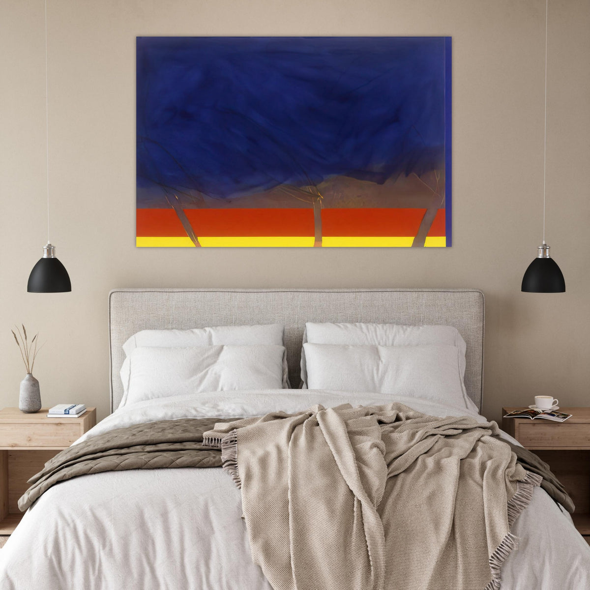 All Night - 1989 - Ronnie Landfield Art Prints - 100x150 cm / 40x60″ inches | Ronnie Landfield Poster | Ronnie Landfield Prints