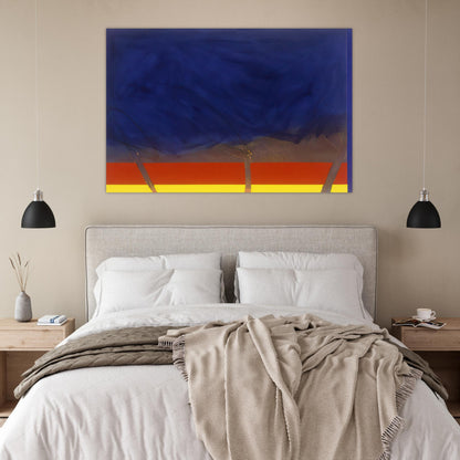 All Night - 1989 - Ronnie Landfield Art Prints - 100x150 cm / 40x60″ inches | Ronnie Landfield Poster | Ronnie Landfield Prints