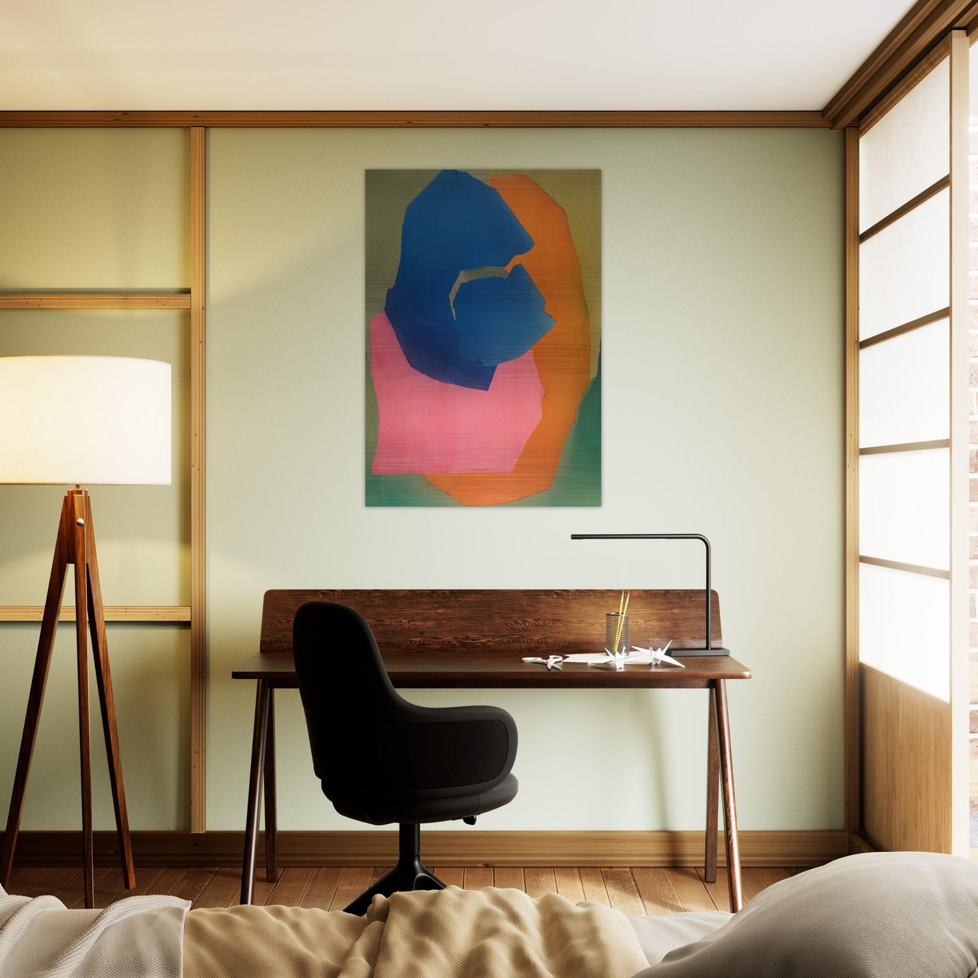 KALANI HAWAII 1969 - Esteban Vicente Brushed Aluminum Print - 70x100 cm / 28x40 inches | Esteban Vicente Aluminum Print | Esteban Vicente Prints