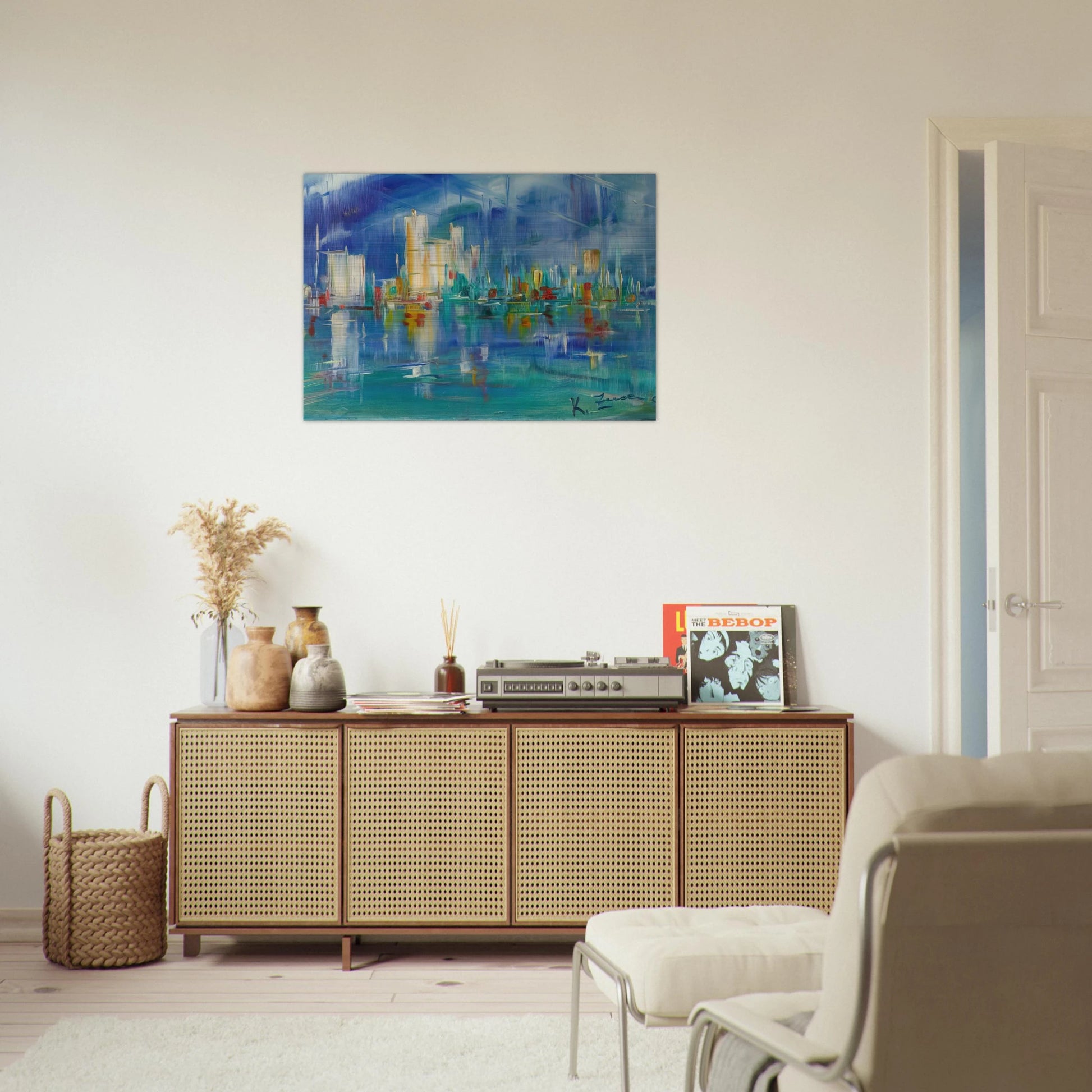 Untitled - 1985 - Konrad Zuse Brushed Aluminum Print - 70x100 cm / 28x40 inches | Konrad Zuse Aluminum Print | Konrad Zuse Prints