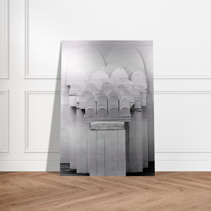 PARTIAL RECALL 1979 - Louise Bourgeois Brushed Aluminum Print - 70x100 cm / 28x40 inches | Louise Bourgeois Aluminum Print | Louise Bourgeois Prints