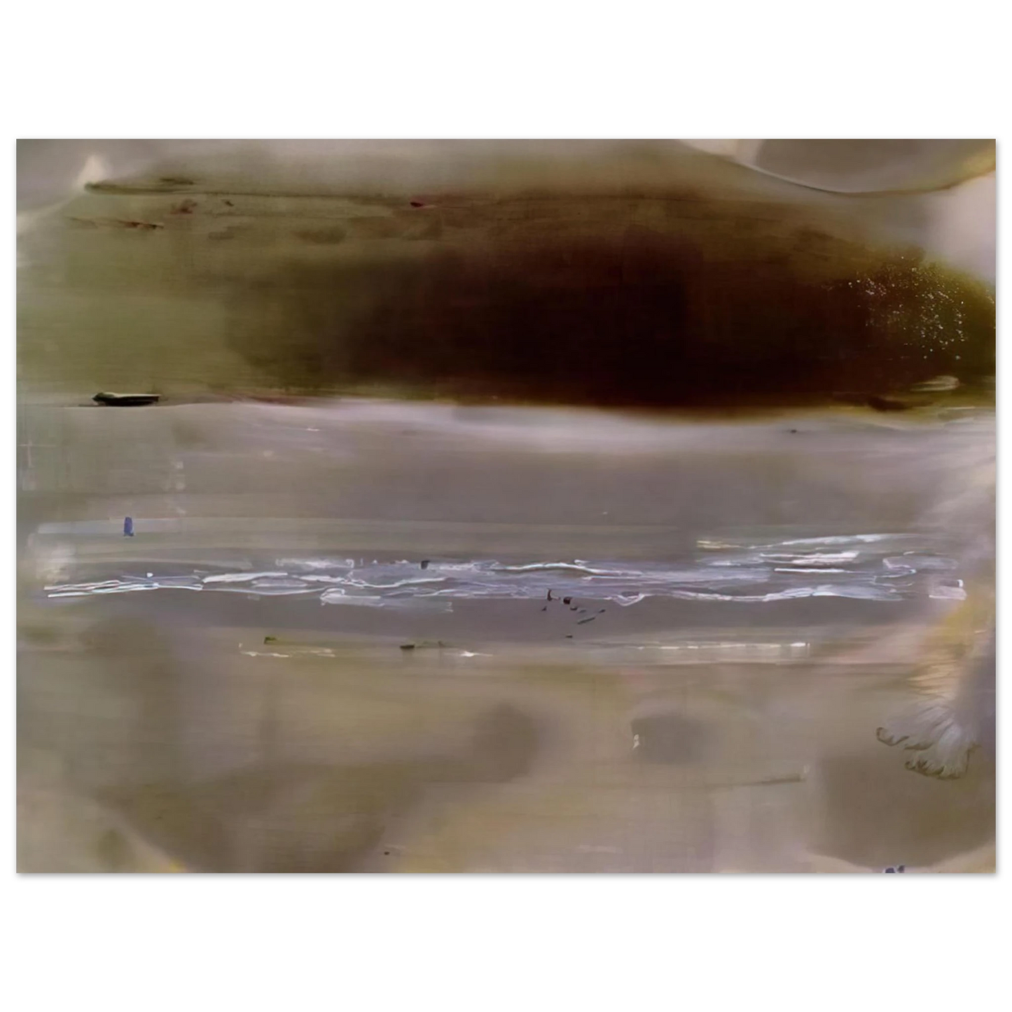 Helen Frankenthaler - Viewpoint II - 1979 Wall art - 28x43  cm / XL (11x17 inches) - Premium Wooden Framed Poster With Fine Art Paper-canvas - Black frame