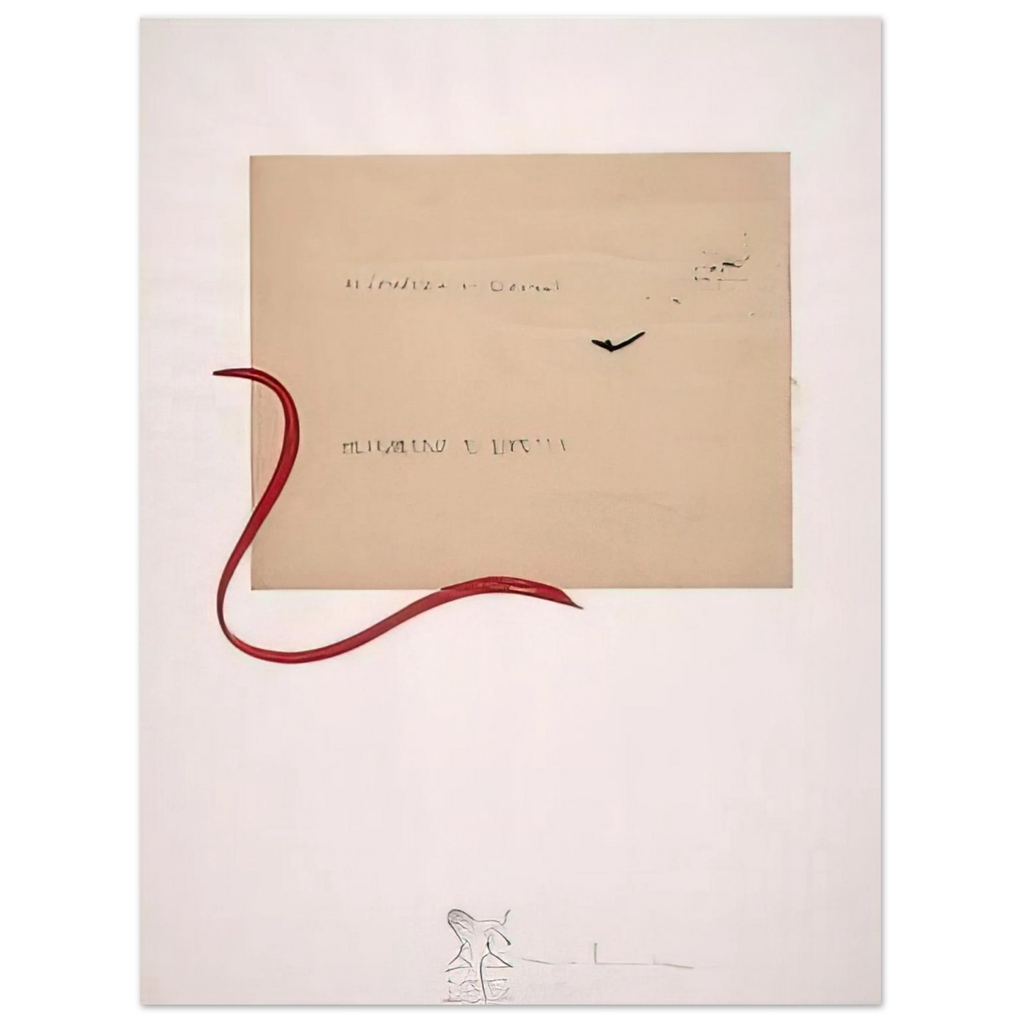 Alighiero Boetti - UNTITLED TUFFATORE 1986  75x100 cm / 30x40inches Fine Art Poster
