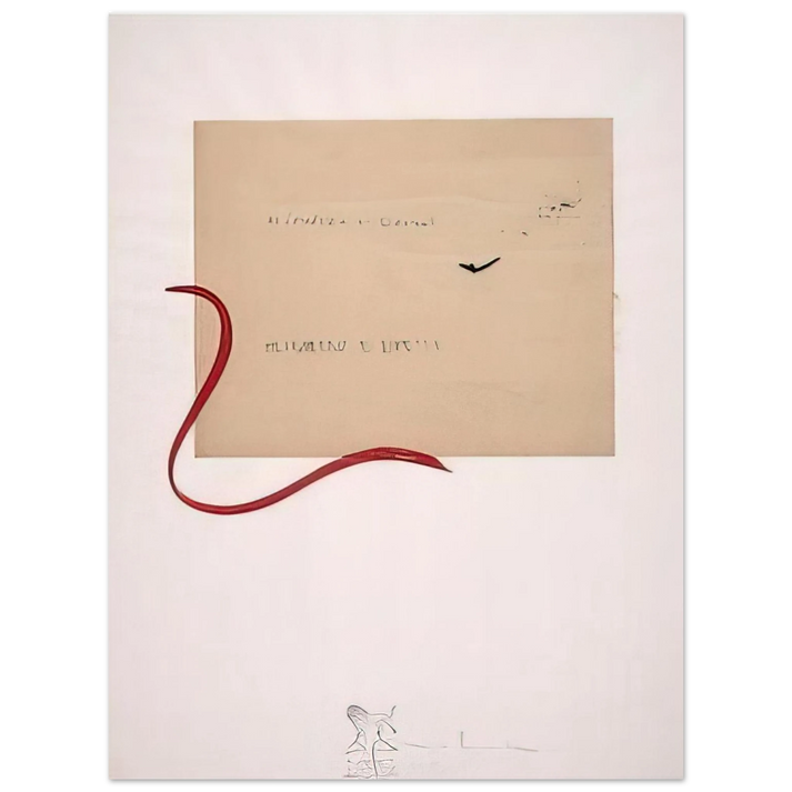 Alighiero Boetti - UNTITLED TUFFATORE 1986  75x100 cm / 30x40inches Fine Art Poster
