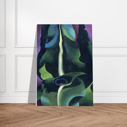 Corn, Dark I - Georgia O'Keeffe Brushed Aluminum Print - 70x100 cm / 28x40 inches | Georgia O'Keeffe Aluminum Print | Georgia O'Keeffe Prints
