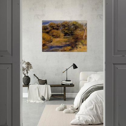 The Clearing - Pierre-Auguste Renoir Brushed Aluminum Print - 70x100 cm / 28x40 inches | Pierre-Auguste Renoir Aluminum Print | Pierre-Auguste Renoir Prints