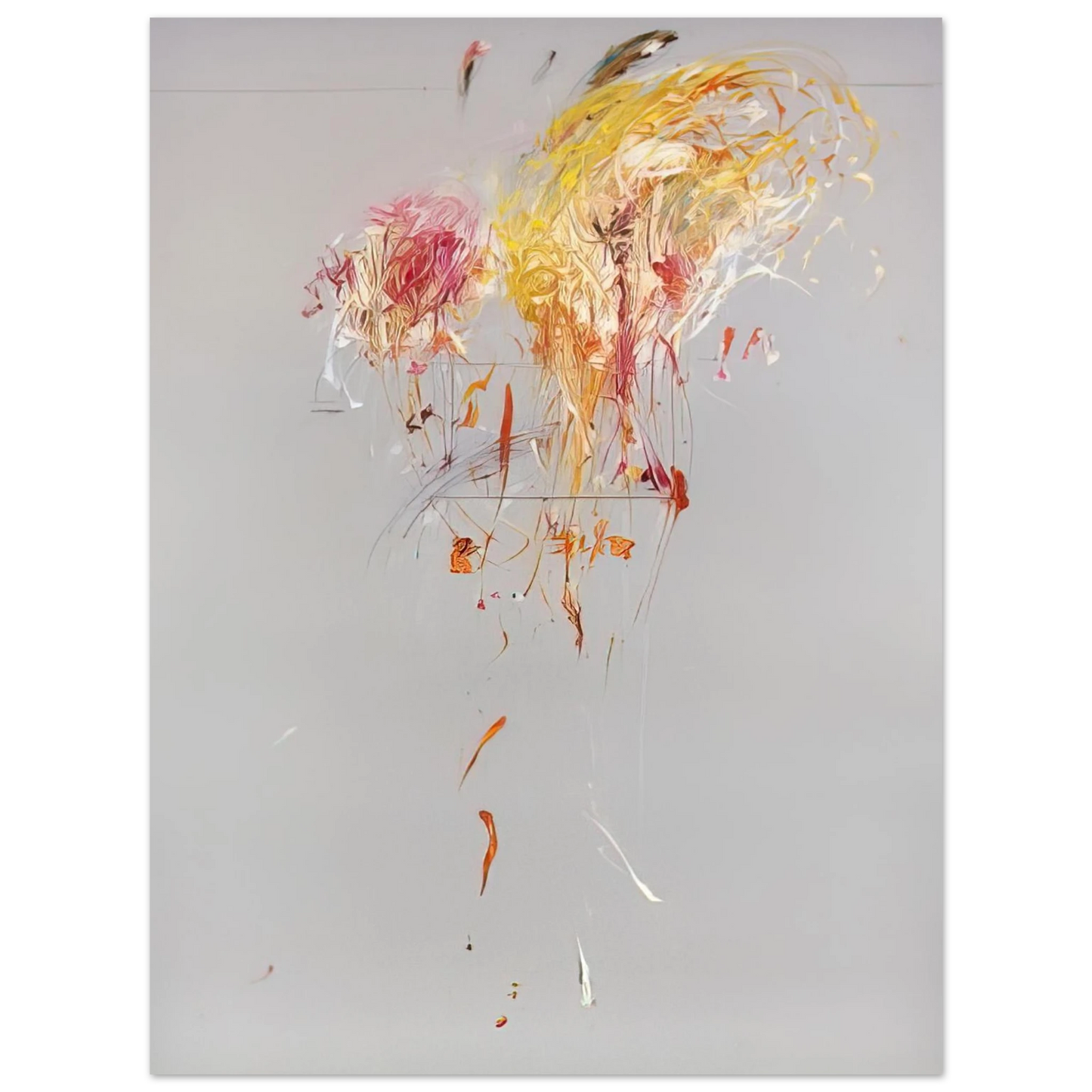 Cy Twombly - Nine Discourses on Commodus, Part IX  75x100 cm / 30x40inches Fine Art Poster