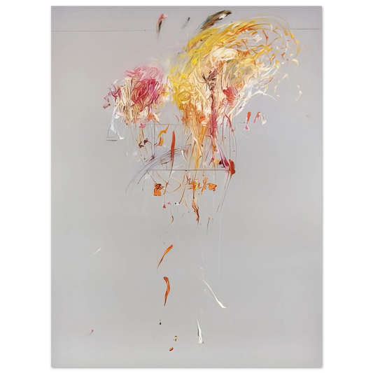 Cy Twombly - Nine Discourses on Commodus, Part IX  75x100 cm / 30x40inches Fine Art Poster