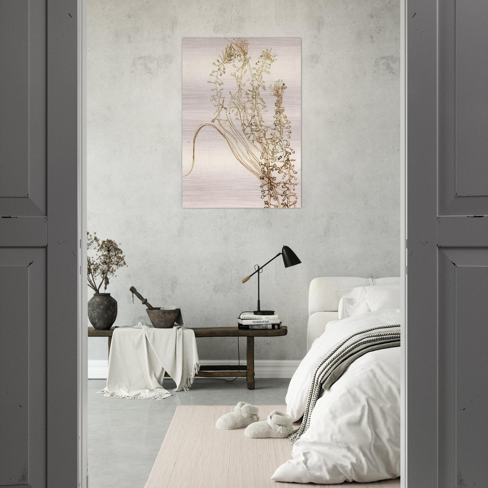 Blossoming Branches - Vincent van Gogh Brushed Aluminum Print - 70x100 cm / 28x40 inches | Vincent van Gogh Aluminum Print | Vincent van Gogh Prints
