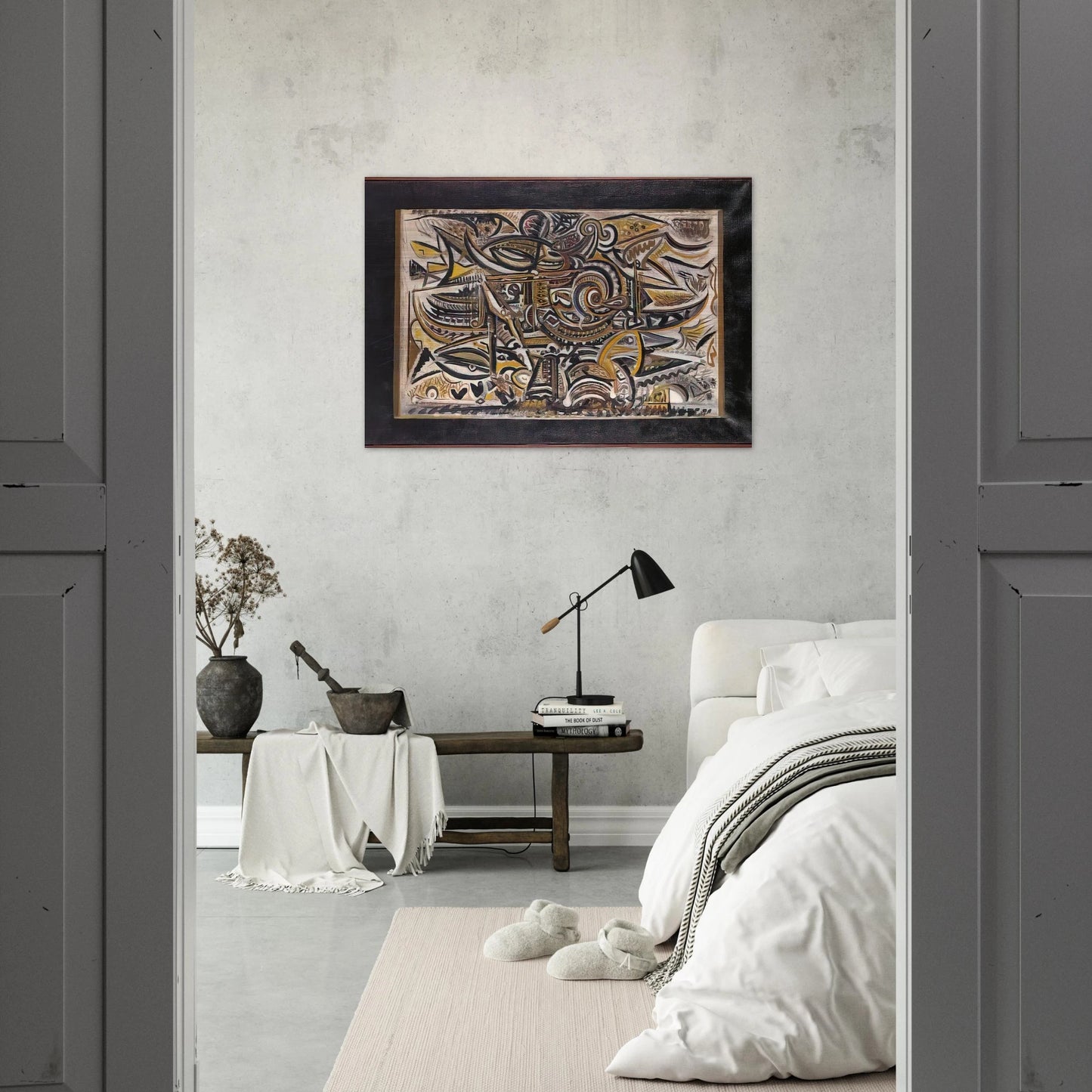 Bird in the Wind - Richard Pousette-Dart Brushed Aluminum Print - 70x100 cm / 28x40 inches | Richard Pousette-Dart Aluminum Print | Richard Pousette-Dart Prints