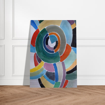 ORFIZME - Sonia Delaunay Brushed Aluminum Print - 70x100 cm / 28x40 inches | Sonia Delaunay Aluminum Print | Sonia Delaunay Prints