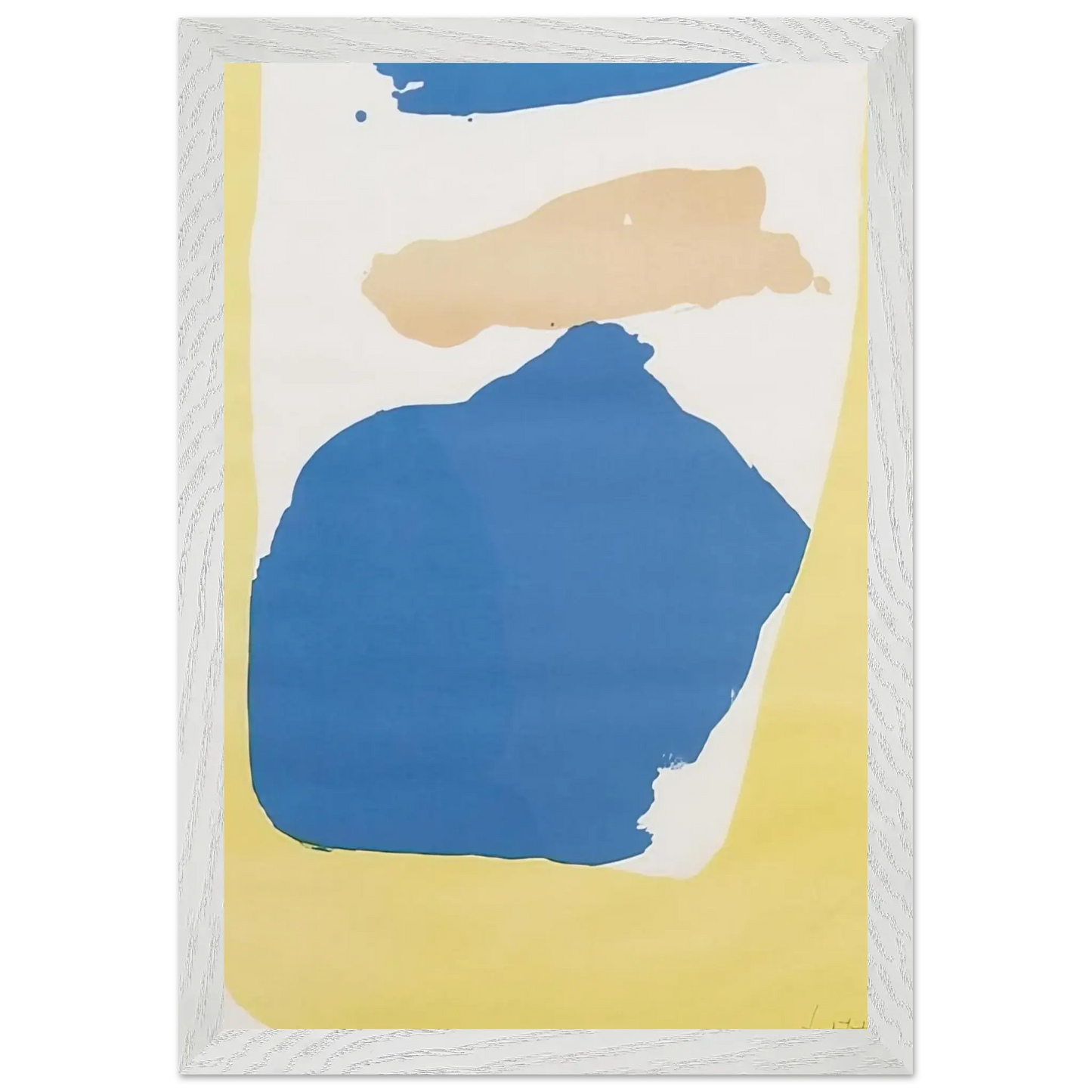 Helen Frankenthaler - Frankenthaler Preview - 1965 Wall art - A1 (59.4 x 84.1  cm) - Premium Wooden Framed Poster With Fine Art Paper - Black frame