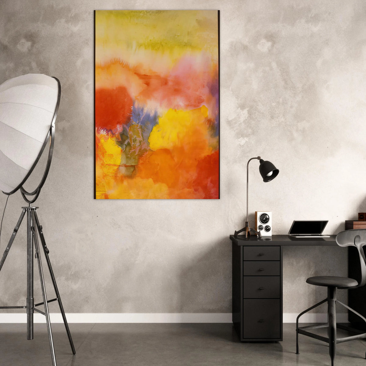 Abundance In The Garden - 1992 - Ronnie Landfield Art Prints - 100x150 cm / 40x60″ inches | Ronnie Landfield Poster | Ronnie Landfield Prints