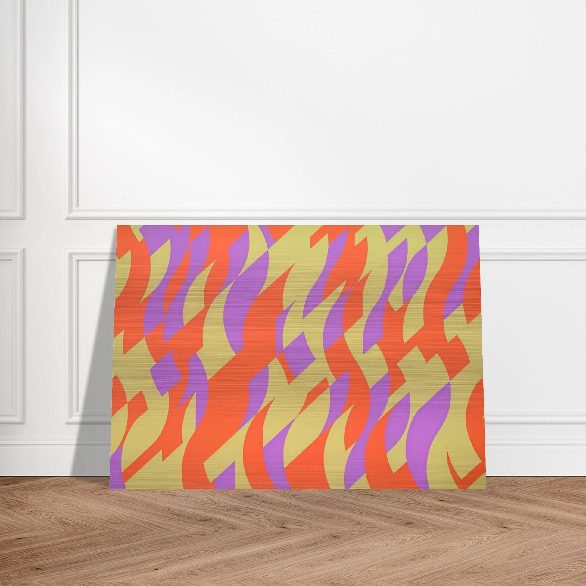 CARNIVAL 2000 - Bridget Riley Brushed Aluminum Print - 70x100 cm / 28x40 inches | Bridget Riley Aluminum Print | Bridget Riley Prints